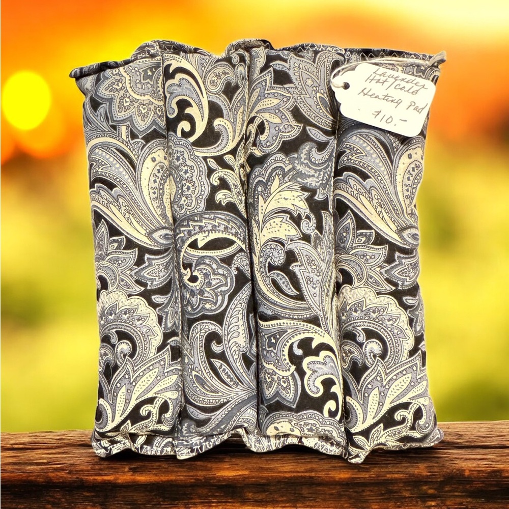 Handcrafted Paisley Print Heating Pad